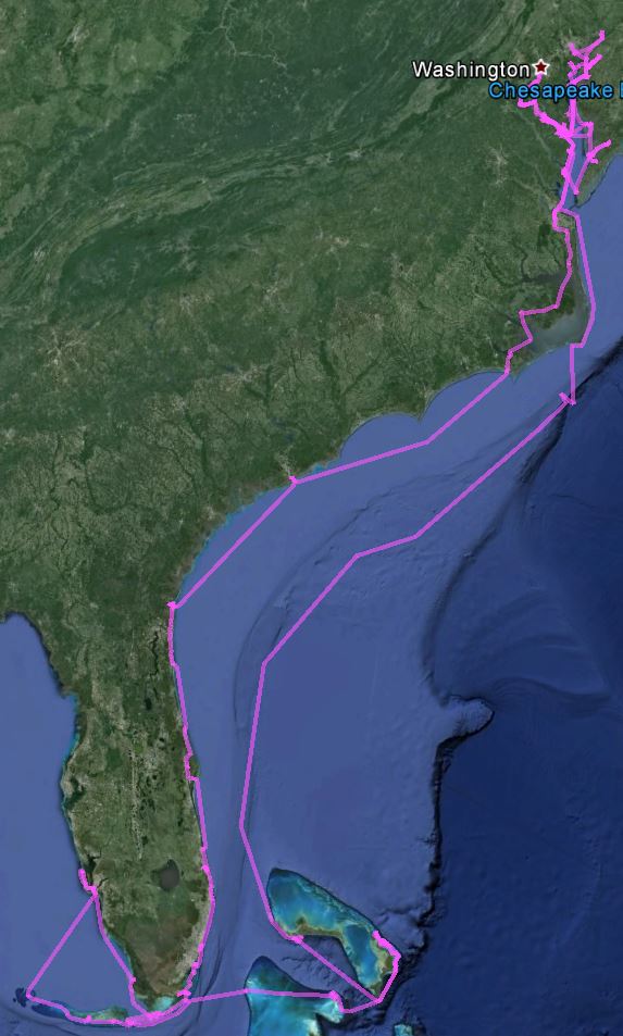 Sophmore Cruise Track